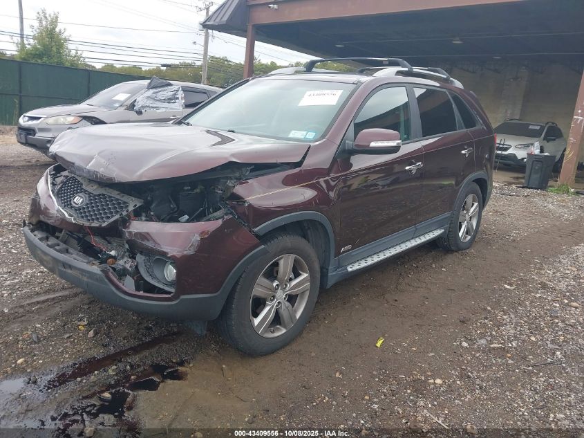 2013 Kia Sorento Ex V6 VIN: 5XYKUDA29DG321636 Lot: 43409556