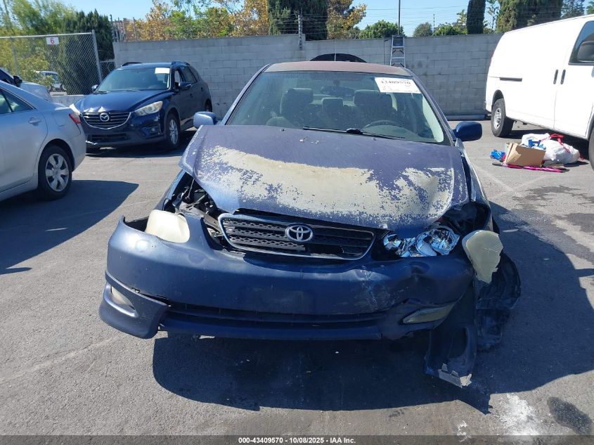 2005 Toyota Corolla S VIN: 1NXBR32E85Z562040 Lot: 43409570