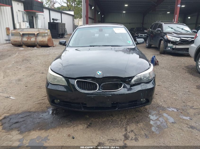 2006 BMW 525I VIN: WBANE53566CK82838 Lot: 43409577