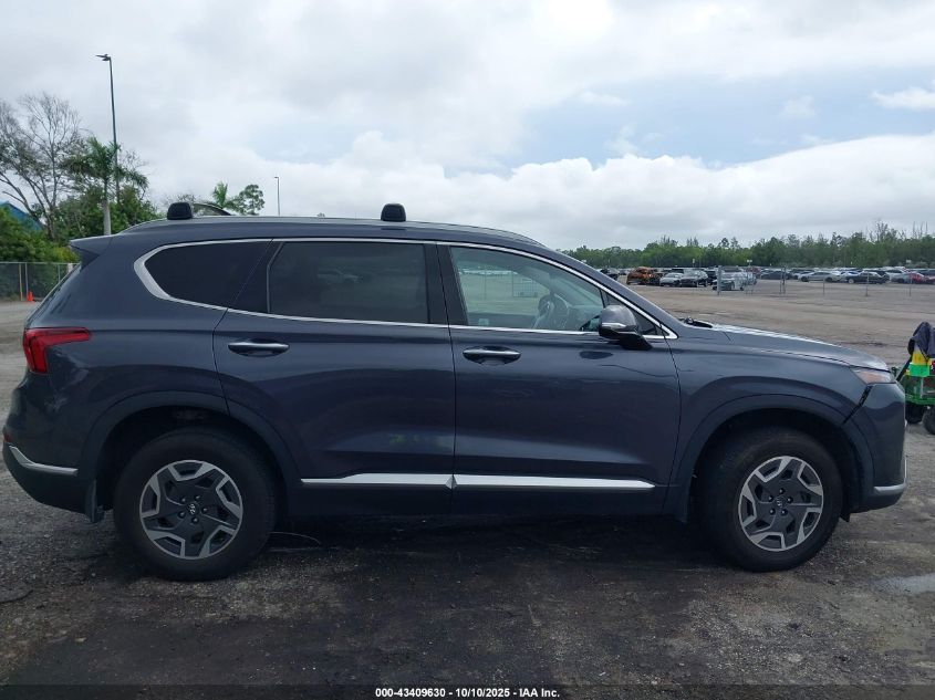 2021 Hyundai Santa Fe Hybrid Blue VIN: KM8S2DA14MU005973 Lot: 43409630