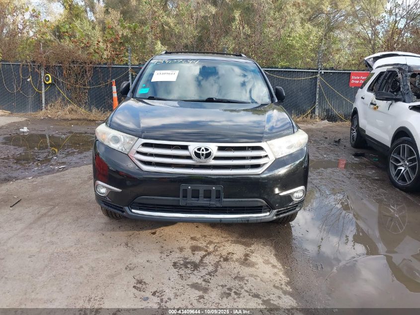2013 Toyota Highlander Limited V6 VIN: 5TDDK3EH1DS209620 Lot: 43409644