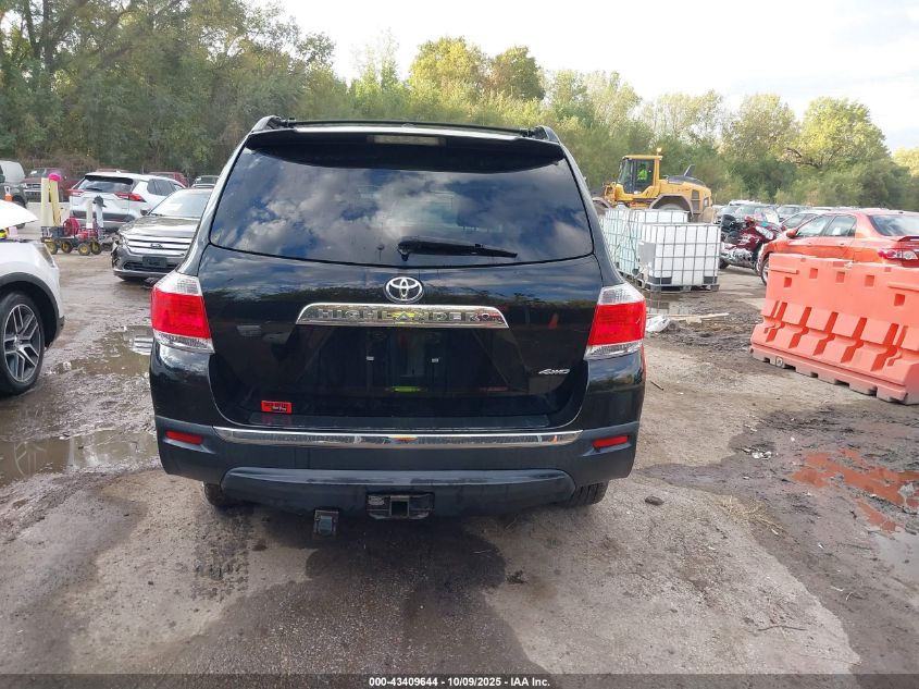 2013 Toyota Highlander Limited V6 VIN: 5TDDK3EH1DS209620 Lot: 43409644