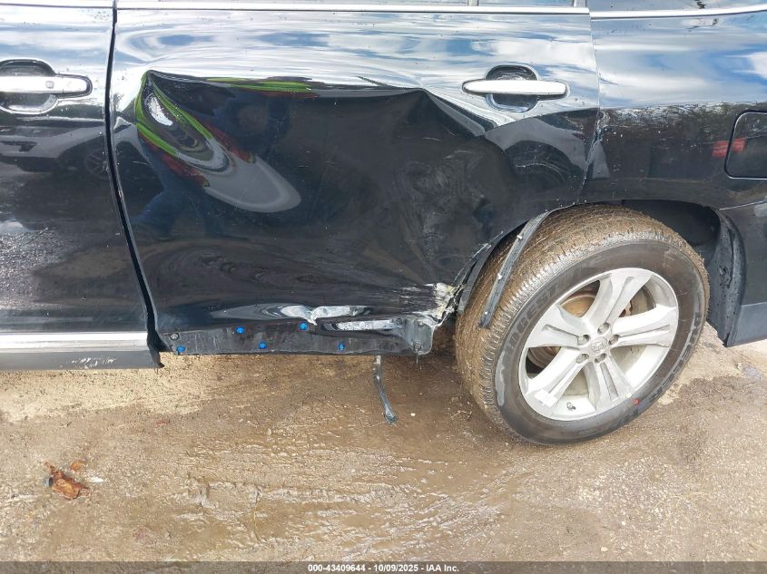 2013 Toyota Highlander Limited V6 VIN: 5TDDK3EH1DS209620 Lot: 43409644