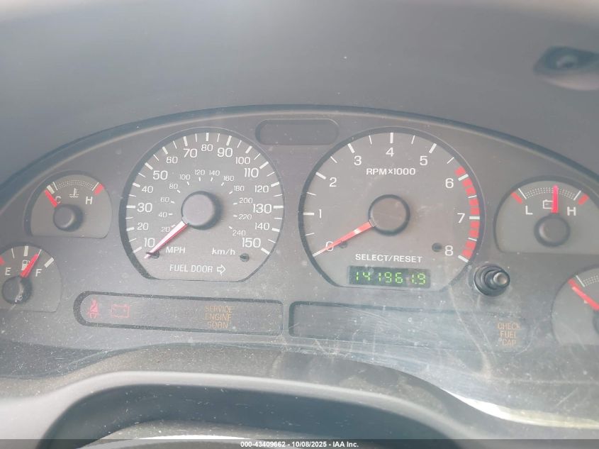 2001 Ford Mustang Gt VIN: 1FAFP42X81F110290 Lot: 43409662