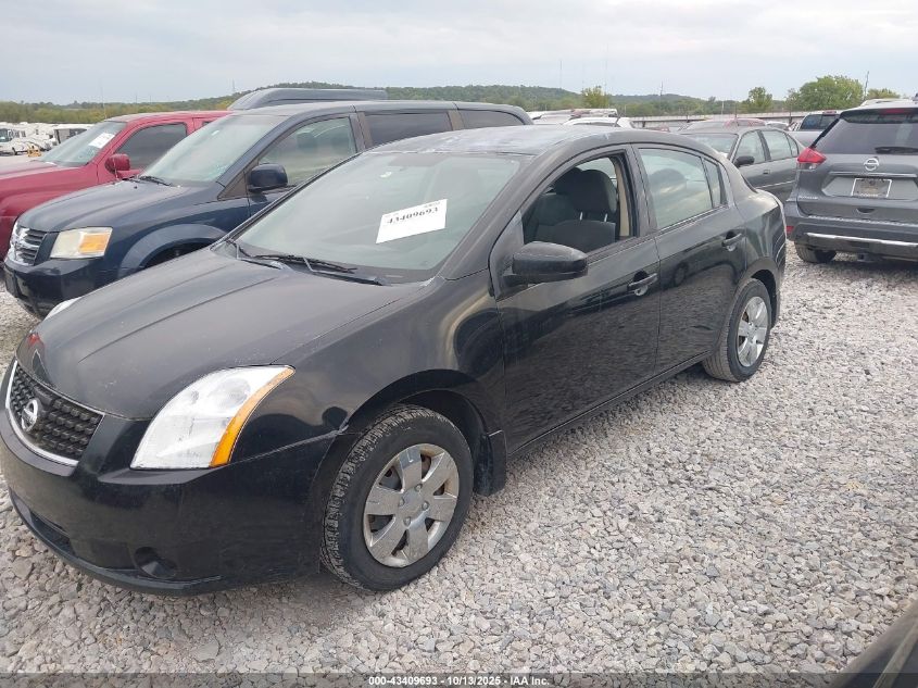 2008 Nissan Sentra 2.0 VIN: 3N1AB61E08L721917 Lot: 43409693