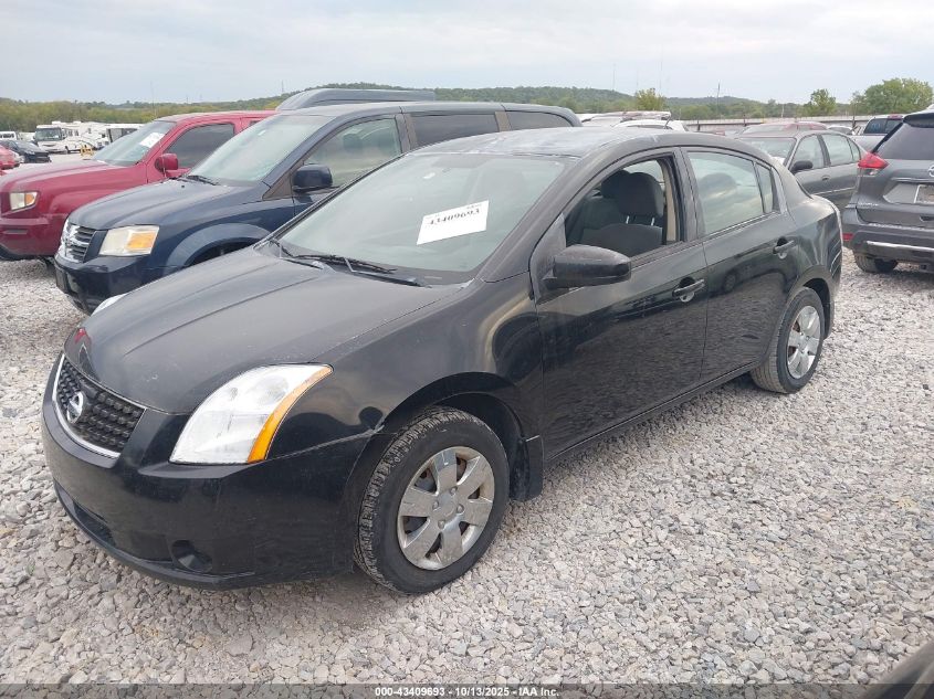 2008 Nissan Sentra 2.0 VIN: 3N1AB61E08L721917 Lot: 43409693