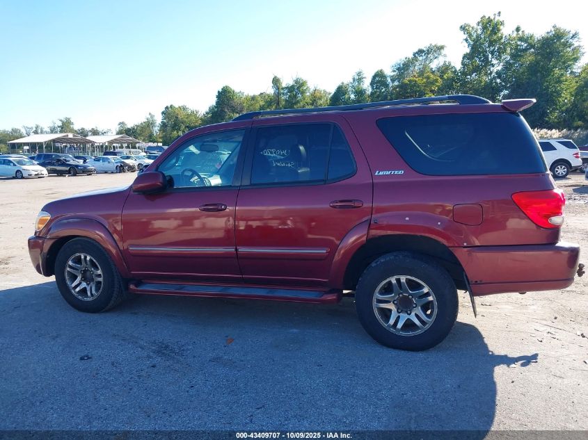 2006 Toyota Sequoia Limited V8 VIN: 5TDBT48AX6S260142 Lot: 43409707