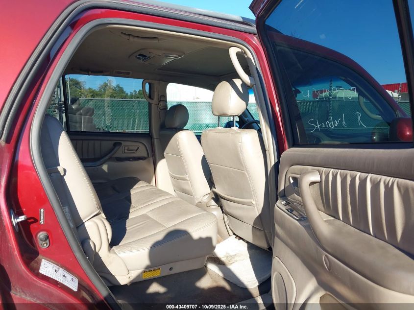 2006 Toyota Sequoia Limited V8 VIN: 5TDBT48AX6S260142 Lot: 43409707