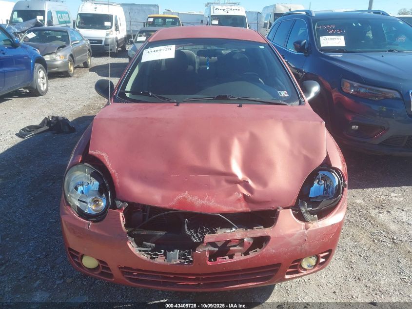 2005 Dodge Neon Sxt VIN: 1B3ES56C75D117221 Lot: 43409728