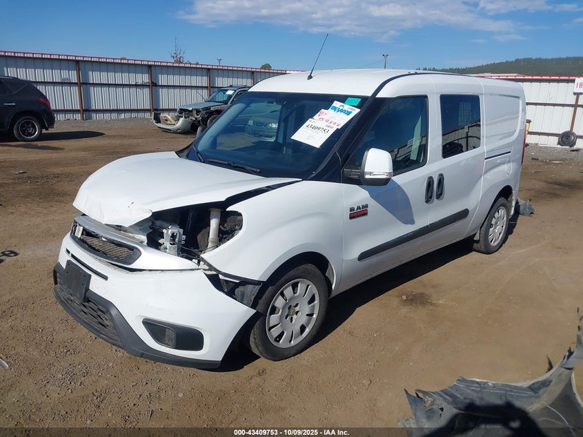 2019 Ram Promaster City Tradesman Slt white van gasoline ZFBHRFBB0K6M38238 photo #3