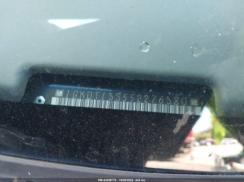 2005 GMC Envoy Slt VIN: 1GKDT13S552276380 Lot: 43409779