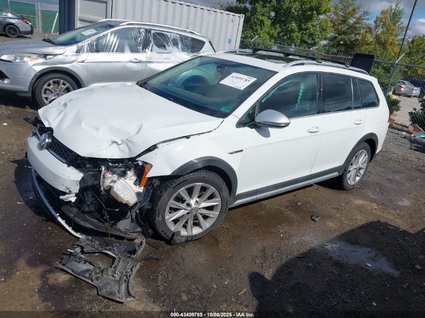 2017 Volkswagen Golf Alltrack Tsi S/Tsi Se/Tsi Sel VIN: 3VWH17AU1HM544247 Lot: 43409785