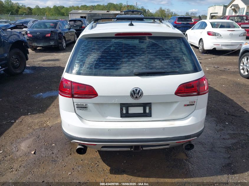 2017 Volkswagen Golf Alltrack Tsi S/Tsi Se/Tsi Sel VIN: 3VWH17AU1HM544247 Lot: 43409785