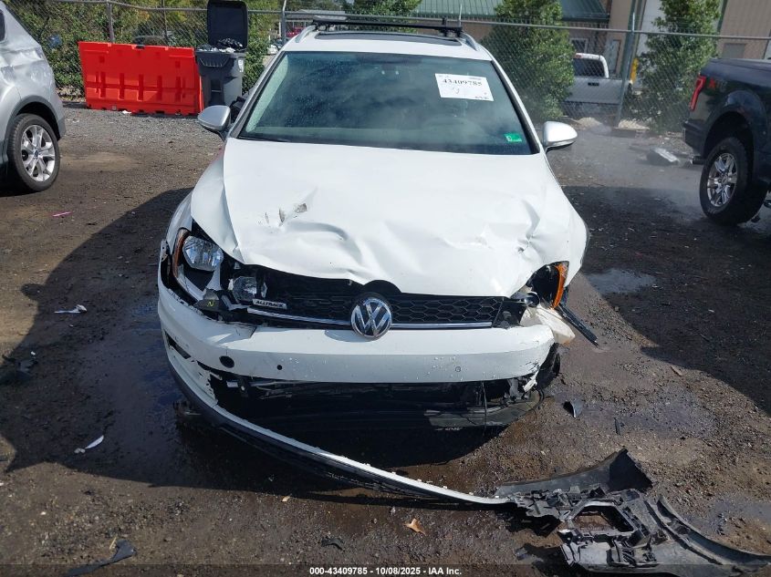 2017 Volkswagen Golf Alltrack Tsi S/Tsi Se/Tsi Sel VIN: 3VWH17AU1HM544247 Lot: 43409785
