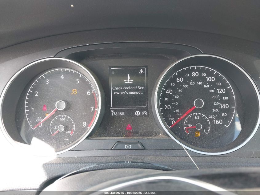 2017 Volkswagen Golf Alltrack Tsi S/Tsi Se/Tsi Sel VIN: 3VWH17AU1HM544247 Lot: 43409785