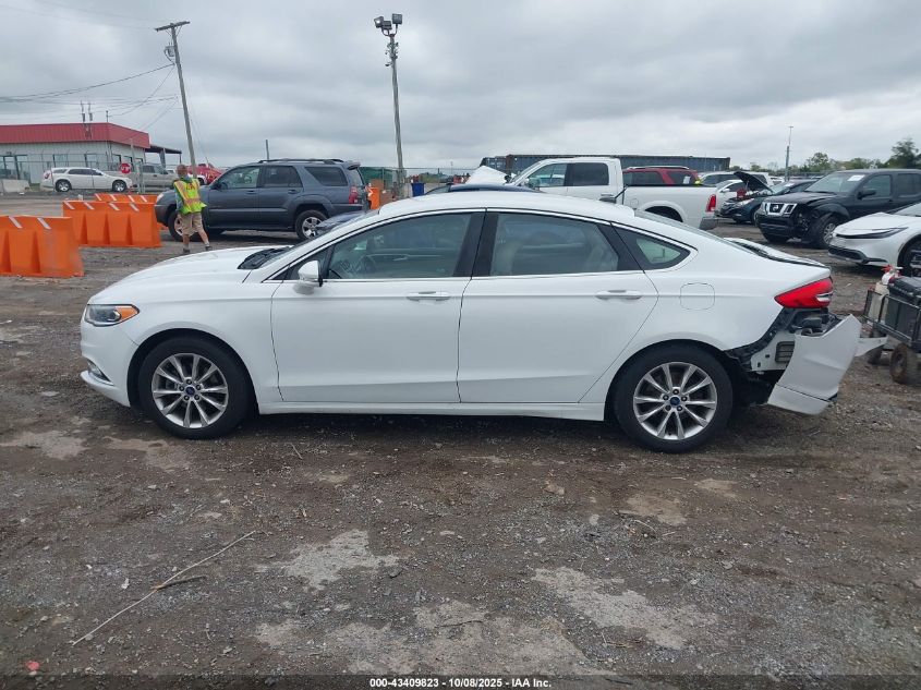 2017 Ford Fusion Se VIN: 3FA6P0HD7HR115418 Lot: 43409823