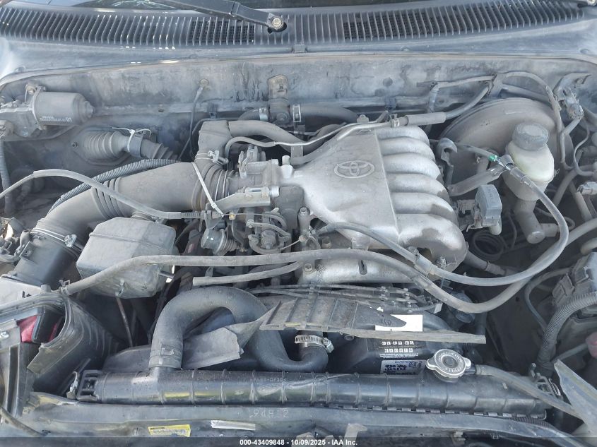 2001 Toyota Tacoma Base V6 VIN: 5TEWN72N11Z822496 Lot: 43409848