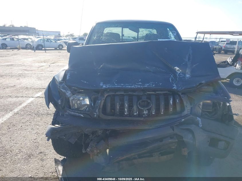 2001 Toyota Tacoma Base V6 VIN: 5TEWN72N11Z822496 Lot: 43409848