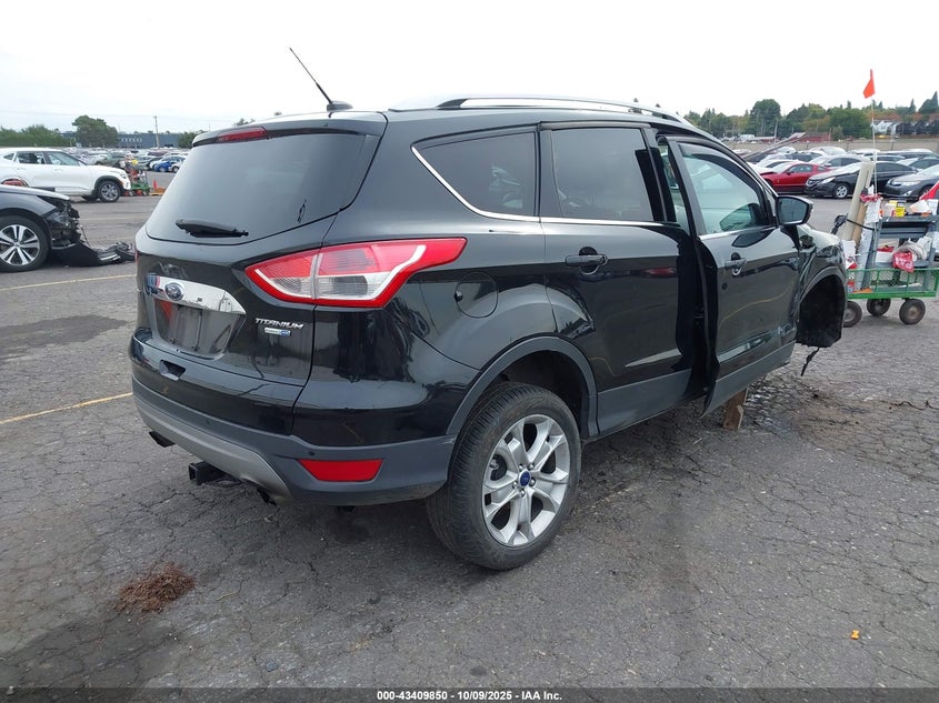Vin: 1fmcu9j98eud81062, lot: 43904651, ford escape titanium 20144