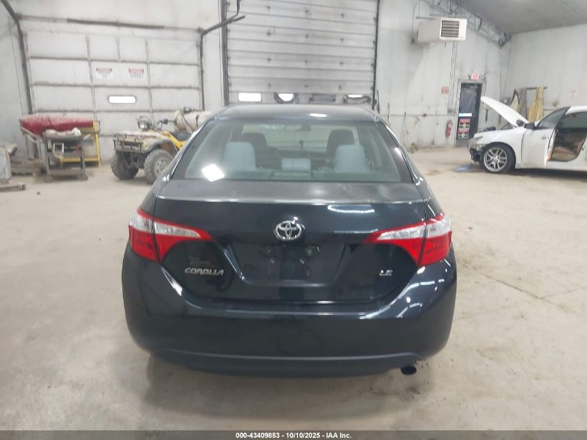 2015 Toyota Corolla Le VIN: 2T1BURHE2FC354148 Lot: 43409853