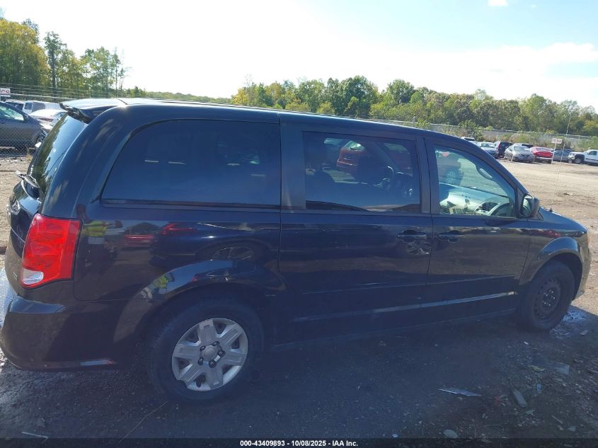 2012 Dodge Grand Caravan Se/Avp VIN: 2C4RDGBG6CR198155 Lot: 43409893