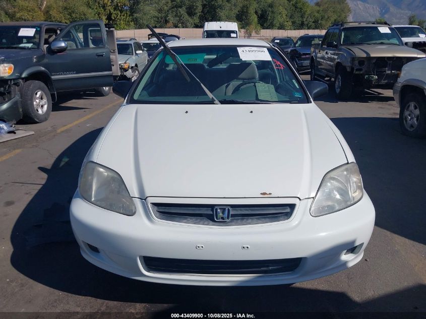 2000 Honda Civic Dx VIN: 1HGEJ622XYL080410 Lot: 43409900
