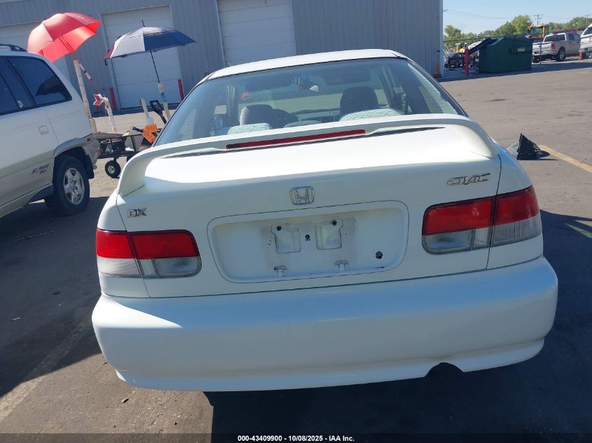 2000 Honda Civic Dx VIN: 1HGEJ622XYL080410 Lot: 43409900