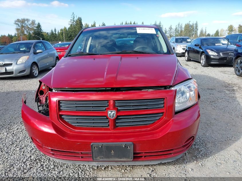 2009 Dodge Caliber Se VIN: 1B3HB28A39D101899 Lot: 43409914