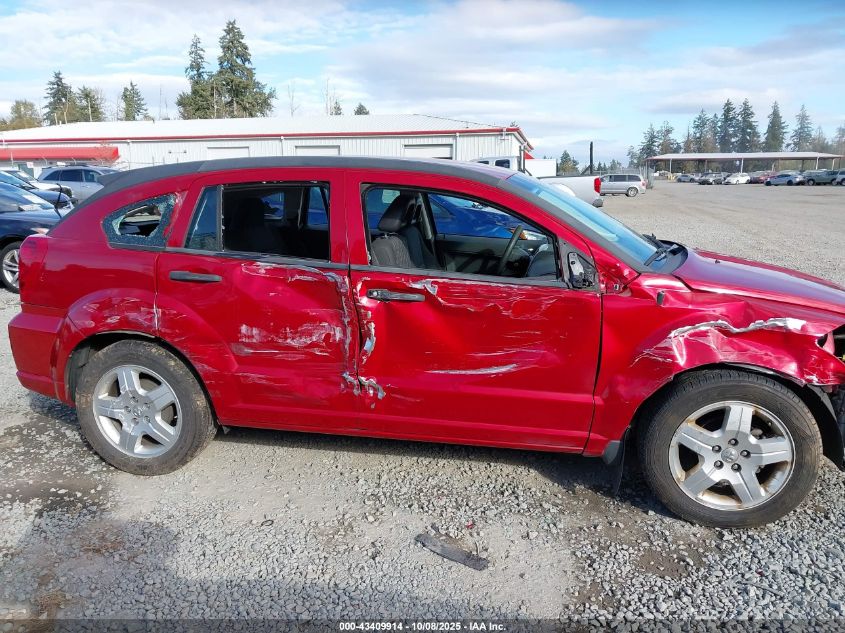 2009 Dodge Caliber Se VIN: 1B3HB28A39D101899 Lot: 43409914