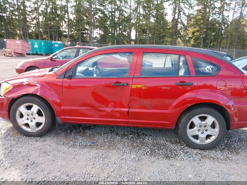 2009 Dodge Caliber Se VIN: 1B3HB28A39D101899 Lot: 43409914