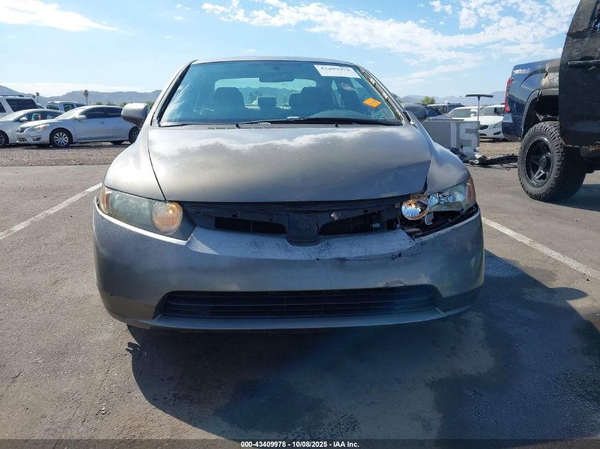 2007 Honda Civic Lx VIN: 1HGFA165X7L052715 Lot: 43409978