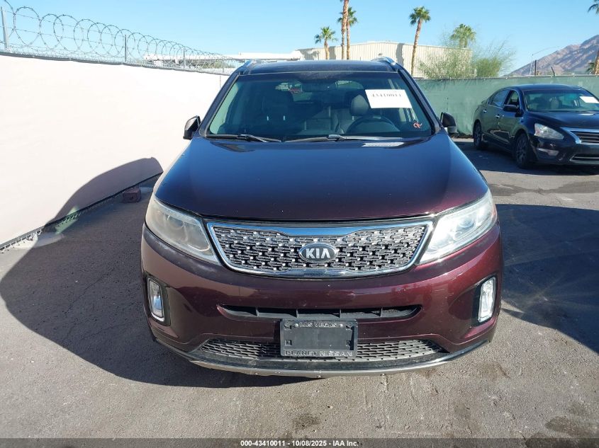 2014 Kia Sorento Sx VIN: 5XYKW4A77EG517615 Lot: 43410011