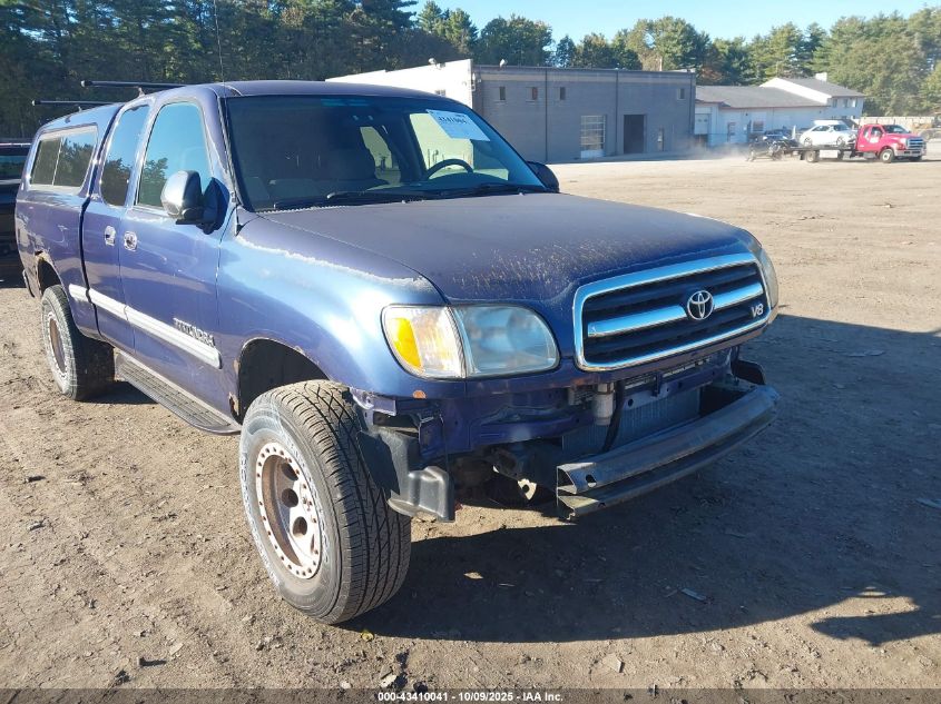 2000 Toyota Tundra Access Cab/Access Cab Sr5 VIN: 5TBBT4415YS004721 Lot: 43410041