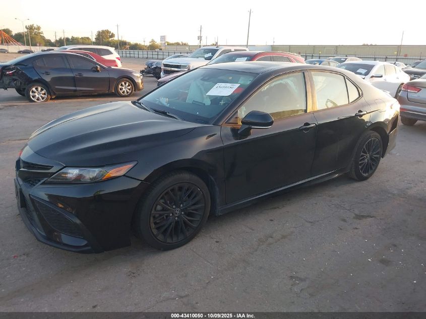 2022 Toyota Camry Se Nightshade Edition VIN: 4T1G11AK1NU027558 Lot: 43410050