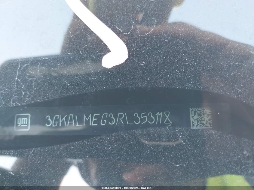 2024 GMC Terrain Fwd Sle VIN: 3GKALMEG3RL353118 Lot: 43410069