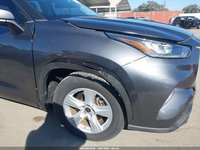 2020 Toyota Highlander L VIN: 5TDCZRAH8LS008960 Lot: 43410120