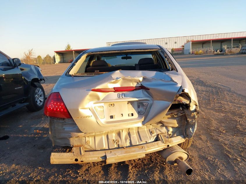 2007 Honda Accord 2.4 Ex VIN: 1HGCM56727A108953 Lot: 43410123