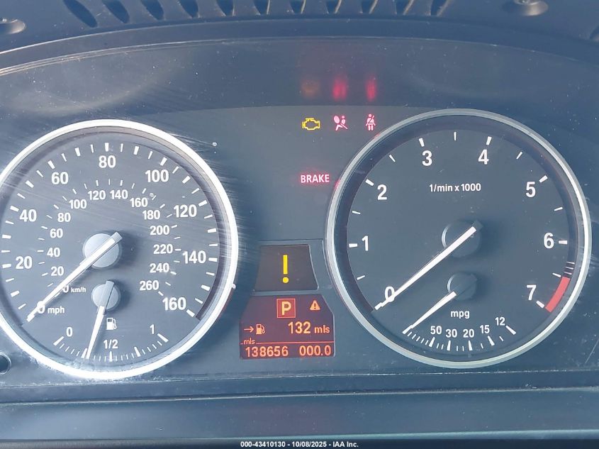 2008 BMW 550I VIN: WBANW53598CT50727 Lot: 43410130