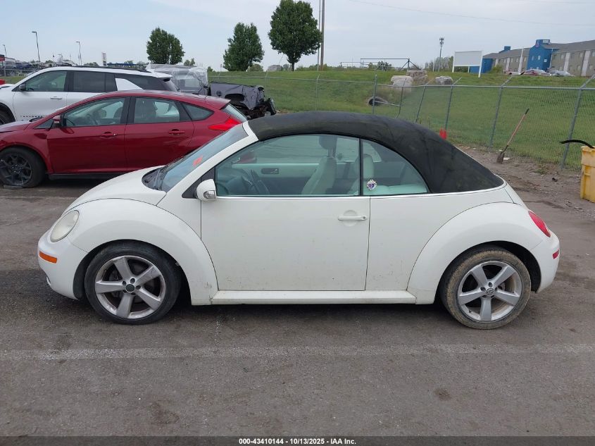 2007 Volkswagen New Beetle Triple White VIN: 3VWFF31Y07M411286 Lot: 43410144