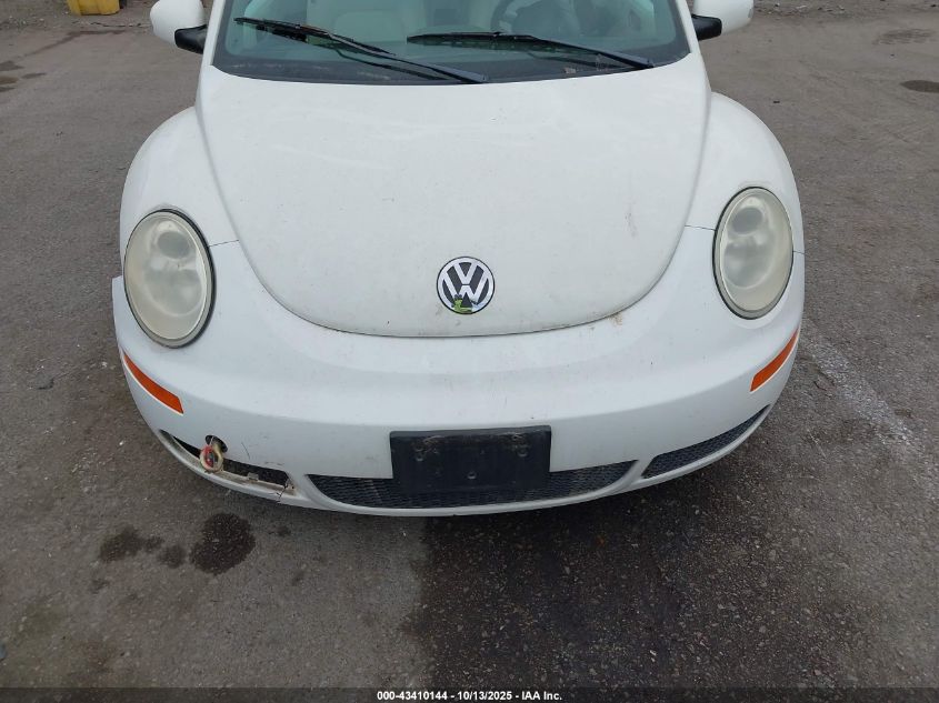 2007 Volkswagen New Beetle Triple White VIN: 3VWFF31Y07M411286 Lot: 43410144