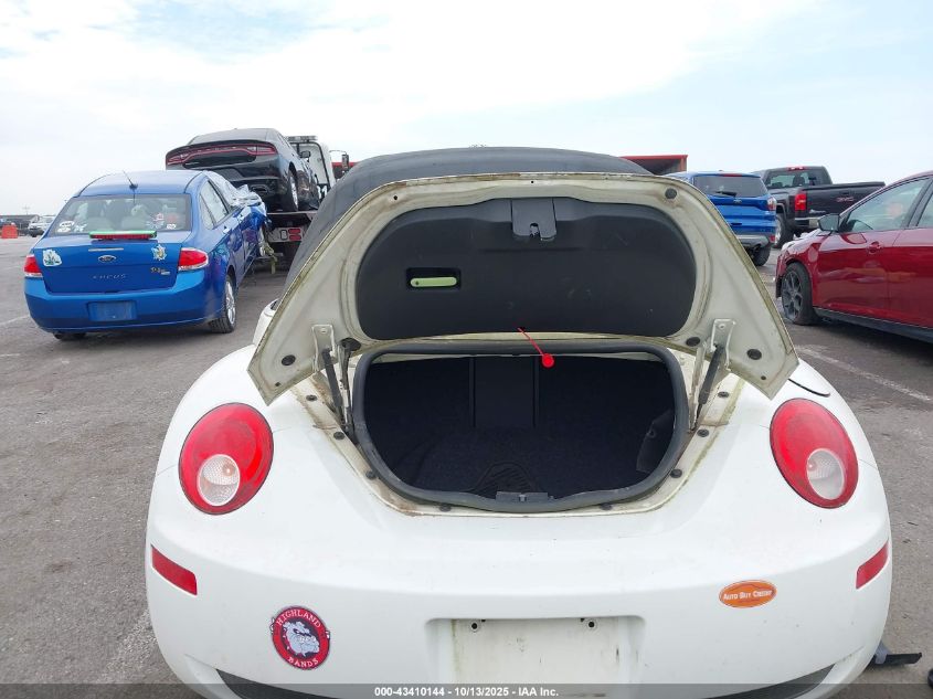 2007 Volkswagen New Beetle Triple White VIN: 3VWFF31Y07M411286 Lot: 43410144