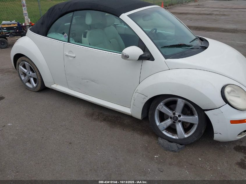 2007 Volkswagen New Beetle Triple White VIN: 3VWFF31Y07M411286 Lot: 43410144