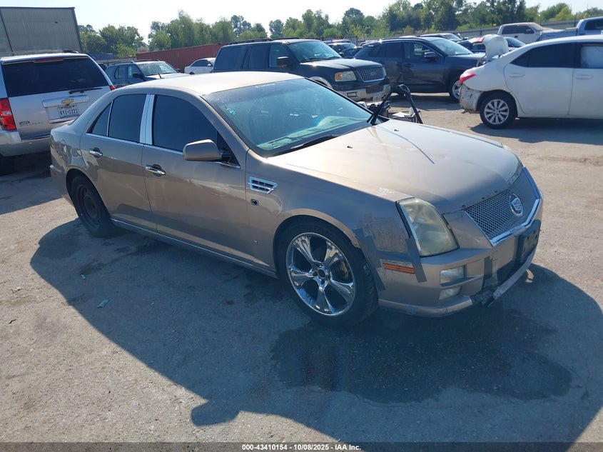 2008 Cadillac Sts V8 gold sedan gasoline 1G6DZ67A380162888 photo #1