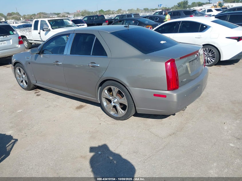 2008 Cadillac Sts V8 gold sedan gasoline 1G6DZ67A380162888 photo #4