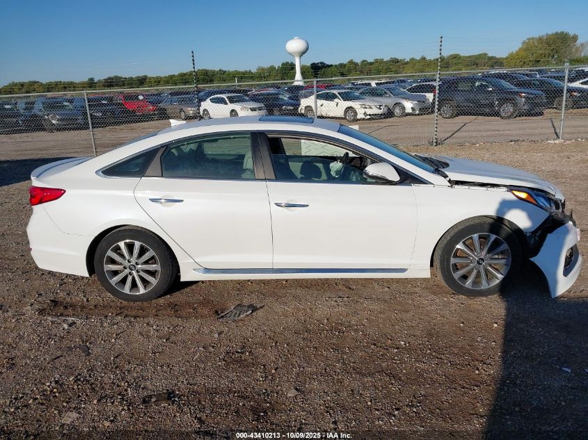 2017 Hyundai Sonata Limited VIN: 5NPE34AF6HH495424 Lot: 43410213