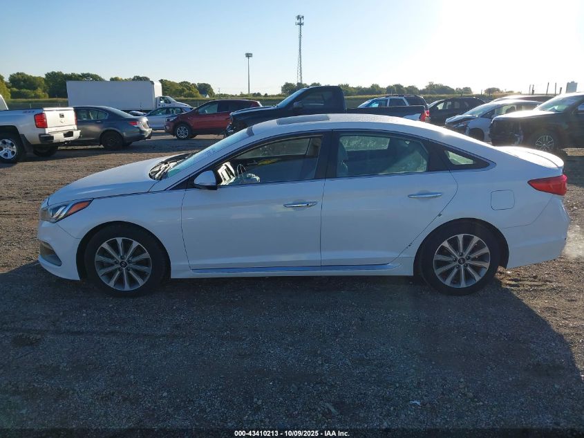 2017 Hyundai Sonata Limited VIN: 5NPE34AF6HH495424 Lot: 43410213