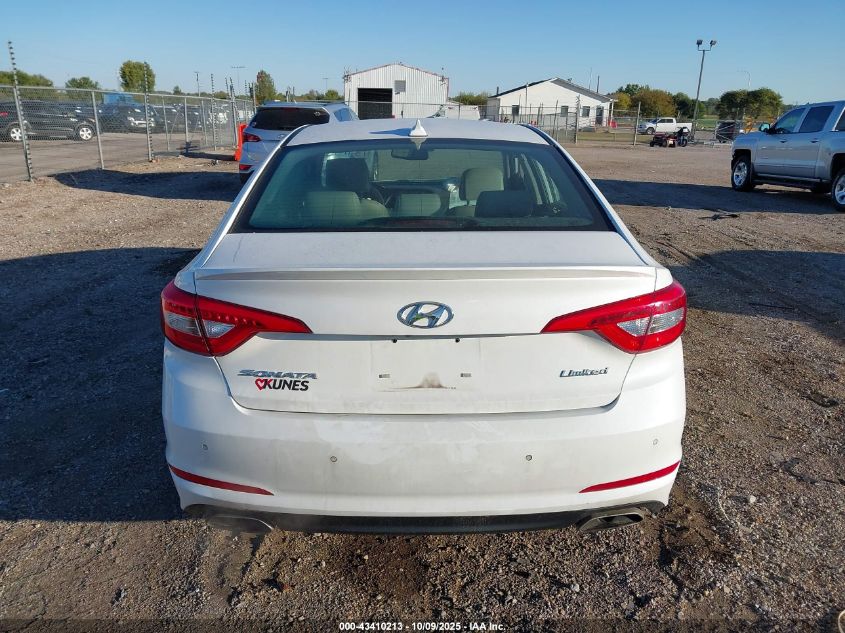 2017 Hyundai Sonata Limited VIN: 5NPE34AF6HH495424 Lot: 43410213