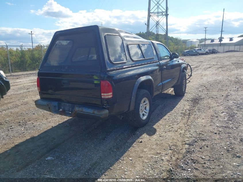 2002 Dodge Dakota VIN: 1B7GG16X12S702937 Lot: 43410215