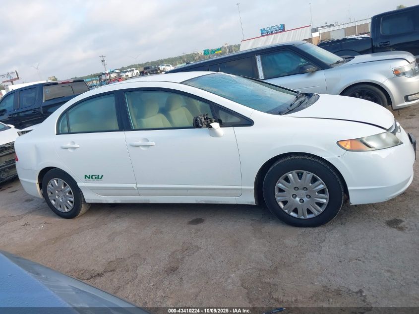 2007 Honda Civic Gx VIN: 1HGFA46517L000004 Lot: 43410224