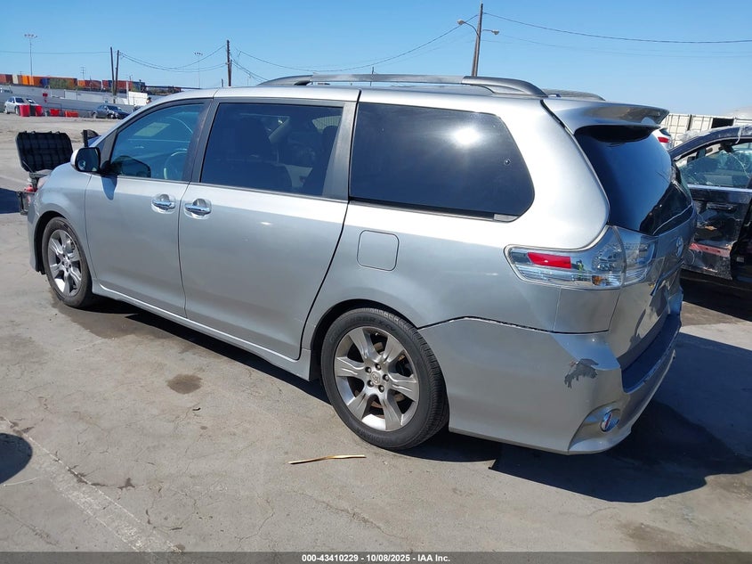 2014 TOYOTA SIENNA SE 8 PASSENGER 5TDXK3DCXES460043